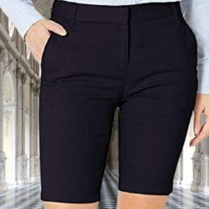 Juniors IZOD Stretch Twill Skinny Bermuda Shorts, Girl's, Size 5, Blue NWT